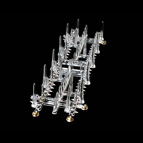 white polycarbonate monkey spikes (1)